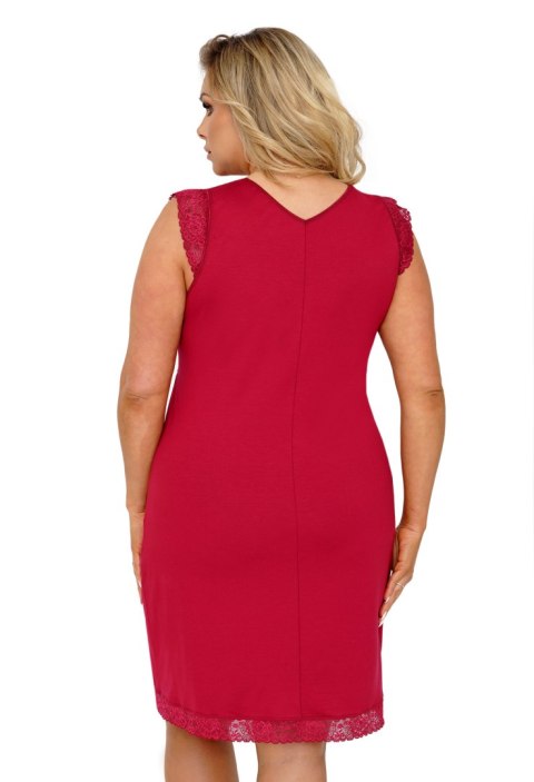 Koszulka nocna Koszulka Model Vera Plus Burgund - Donna Koszulka nocna Koszulka Model Vera Plus Burgund - Donna