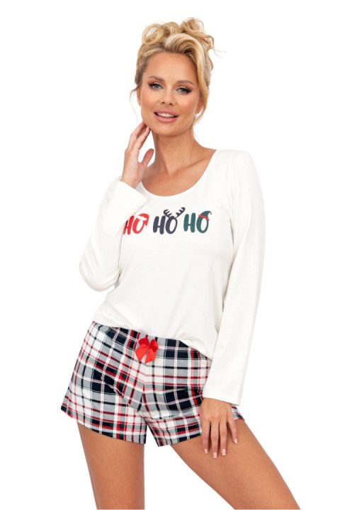 Piżama Damska Model Ho Ho II Ecru - Donna Piżama Damska Model Ho Ho II Ecru - Donna
