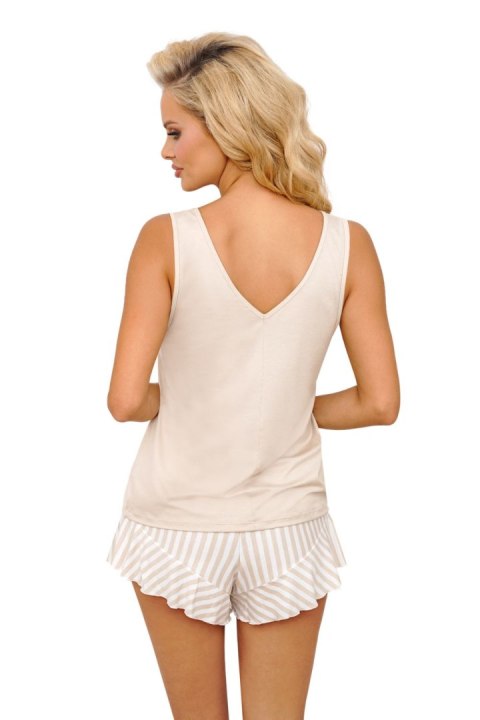 Piżama Damska Model Marina 1/2 Top Beige - Donna Piżama Damska Model Marina 1/2 Top Beige - Donna