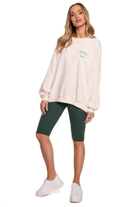 Legginsy Model MOE593 Militare Green - Moe Legginsy Model MOE593 Militare Green - Moe