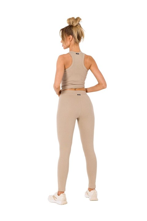 Legginsy Model MOE734 Beige - Moe Legginsy Model MOE734 Beige - Moe