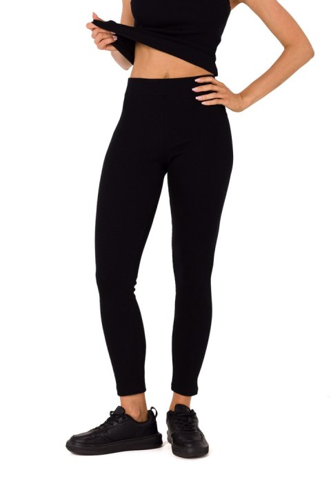 Legginsy Model MOE734 Black - Moe Legginsy Model MOE734 Black - Moe
