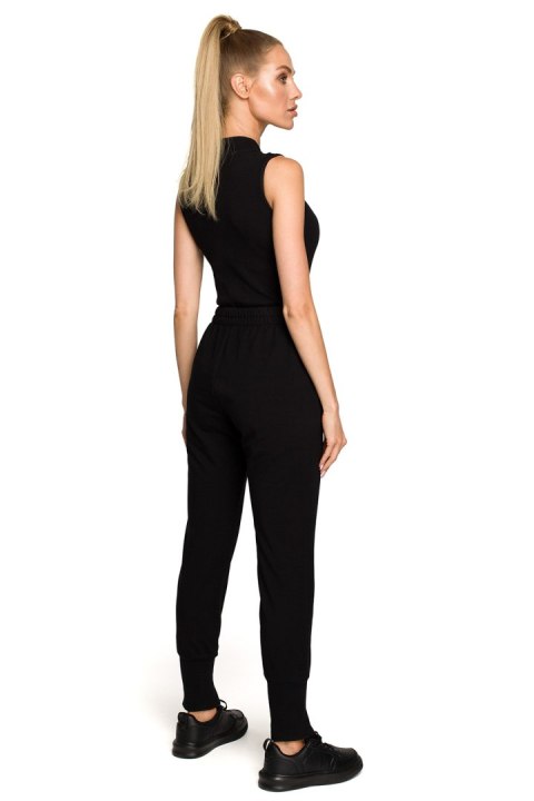 Spodnie Dresowe Model MOE692 Black - Moe Spodnie Dresowe Model MOE692 Black - Moe