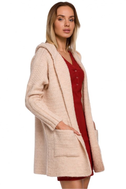 Sweter Kardigan Model MOE556 Beige - Moe Hurtownia odzieży on-line, moda damska, bielizna i obuwie dla kobiet - Matterhorn.pl Sweter Kardigan Model MOE556 Beige - Moe Hurtownia odzieży on-line, moda damska, bielizna i obuwie dla kobiet - Matterhorn.pl