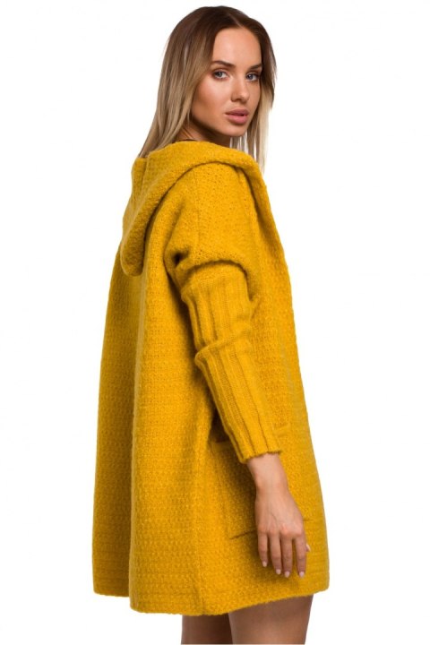 Sweter Kardigan Model MOE556 Honey - Moe Sweter Kardigan Model MOE556 Honey - Moe