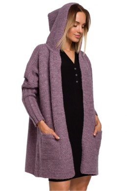 Sweter Kardigan Model MOE556 Wrzos - Moe Hurtownia odzieży on-line, moda damska, bielizna i obuwie dla kobiet - Matterhorn.pl