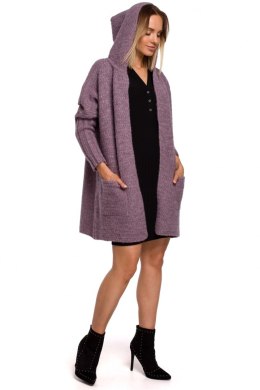 Sweter Kardigan Model MOE556 Wrzos - Moe Hurtownia odzieży on-line, moda damska, bielizna i obuwie dla kobiet - Matterhorn.pl