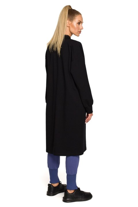 Bluza Damska Model MOE694 Black - Moe Bluza Damska Model MOE694 Black - Moe