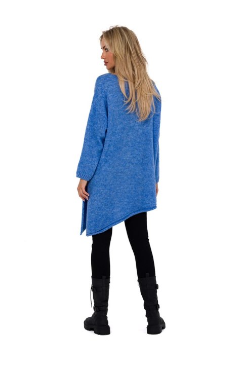 Sweter Damski Model MOE769 Lazur - Moe Sweter Damski Model MOE769 Lazur - Moe