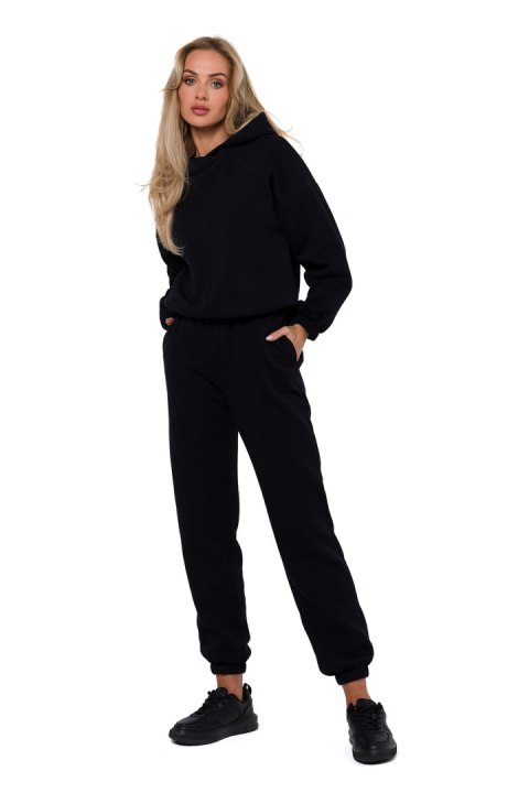 Bluza Damska Model MOE759 Black - Moe Bluza Damska Model MOE759 Black - Moe