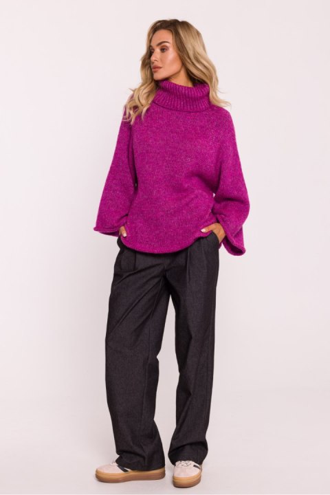 Golf Damski Model MOE822 Amarant - Moe Golf Damski Model MOE822 Amarant - Moe