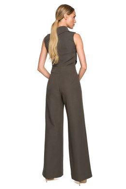 Kombinezon Model MOE702 Khaki - Moe Hurtownia odzieży on-line, moda damska, bielizna i obuwie dla kobiet - Matterhorn.pl
