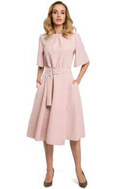 Sukienka Model MOE396 Powder Pink - Moe Hurtownia odzieży on-line, moda damska, bielizna i obuwie dla kobiet - Matterhorn.pl