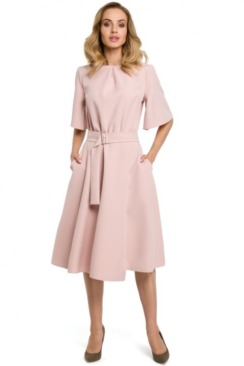 Sukienka Model MOE396 Powder Pink - Moe Hurtownia odzieży on-line, moda damska, bielizna i obuwie dla kobiet - Matterhorn.pl Sukienka Model MOE396 Powder Pink - Moe Hurtownia odzieży on-line, moda damska, bielizna i obuwie dla kobiet - Matterhorn.pl