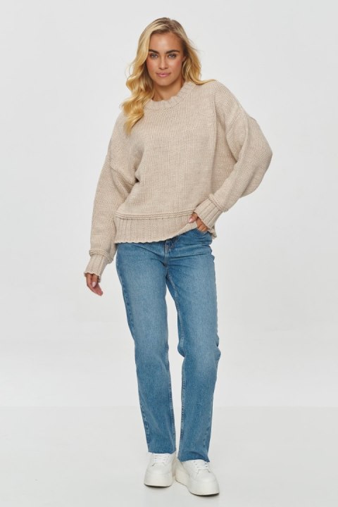 Sweter Damski Model S151 Beige - Makadamia Sweter Damski Model S151 Beige - Makadamia