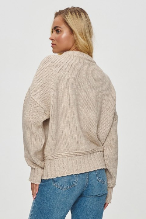 Sweter Damski Model S151 Beige - Makadamia Sweter Damski Model S151 Beige - Makadamia