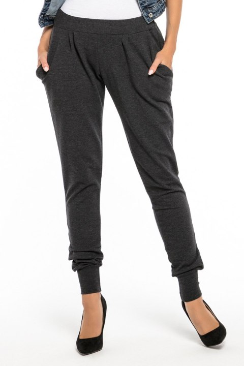 Spodnie Damskie Model T256/1 Dark Grey - Tessita Spodnie Damskie Model T256/1 Dark Grey - Tessita