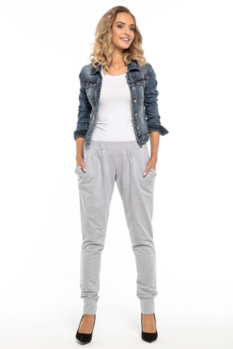 Spodnie Damskie Model T256/2 Light Grey - Tessita Spodnie Damskie Model T256/2 Light Grey - Tessita