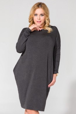 Sukienka Model PS6 Dark Grey - Tessita