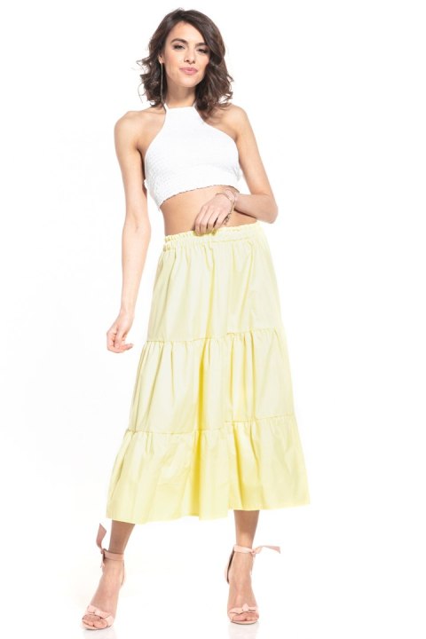 Spódnica Model T339/2 Yellow - Tessita Spódnica Model T339/2 Yellow - Tessita