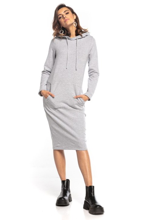 Sukienka Model T357/2 Light Grey - Tessita Sukienka Model T357/2 Light Grey - Tessita