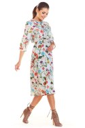 Sukienka Model M201 Flowers Ecru - Infinite You