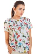 Bluzka M198 Flowers Ecru - Infinite You