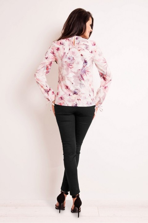 Bluzka Model M128 Dark Flowers - Infinite You Bluzka Model M128 Dark Flowers - Infinite You
