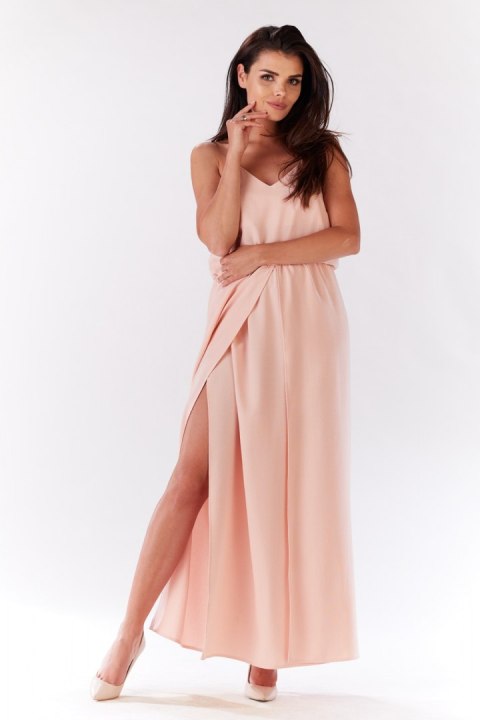 Sukienka Model M138 Powder Pink - Infinite You Sukienka Model M138 Powder Pink - Infinite You