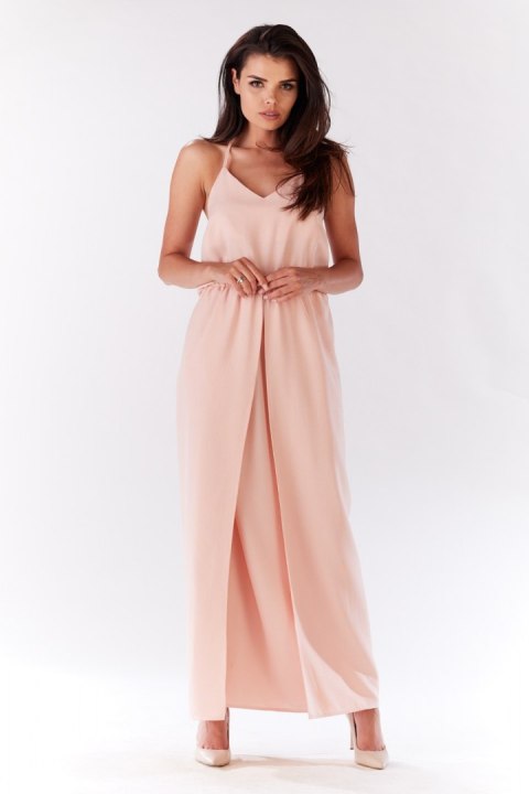 Sukienka Model M138 Powder Pink - Infinite You Sukienka Model M138 Powder Pink - Infinite You