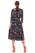 Sukienka Model M192 Flowers Navy - Infinite You