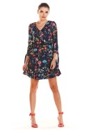 Sukienka Model M195 Flowers Navy - Infinite You