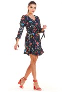 Sukienka Model M195 Flowers Navy - Infinite You