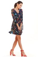 Sukienka Model M195 Flowers Navy - Infinite You