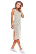 Sukienka Model M216 Paski Beige - Infinite You