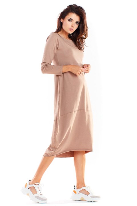 Sukienka Model M221 Beige - Infinite You Sukienka Model M221 Beige - Infinite You
