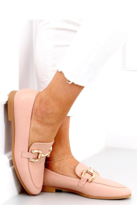 Mokasyny damskie TULIP NUDE COLOR - Inello Mokasyny damskie TULIP NUDE COLOR - Inello
