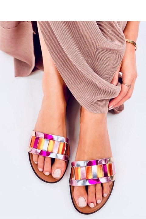 Sandał Klapki damskie LOTTS MULTICOLOR - Inello Sandał Klapki damskie LOTTS MULTICOLOR - Inello