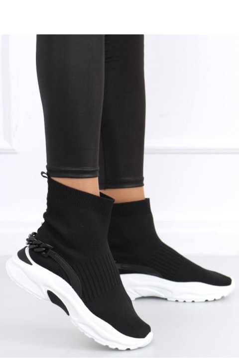 Skarpetkowe buty za kostkę GINA BLACK - Inello Skarpetkowe buty za kostkę GINA BLACK - Inello