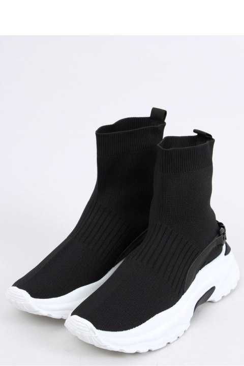 Skarpetkowe buty za kostkę GINA BLACK - Inello Skarpetkowe buty za kostkę GINA BLACK - Inello