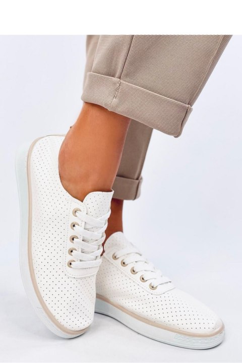 Tenisówki ażurowe HODGES BEIGE - Inello Tenisówki ażurowe HODGES BEIGE - Inello