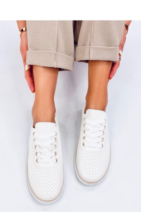 Tenisówki ażurowe HODGES BEIGE - Inello Tenisówki ażurowe HODGES BEIGE - Inello