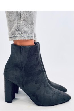 Botki na obcasie LINE GREY - Inello