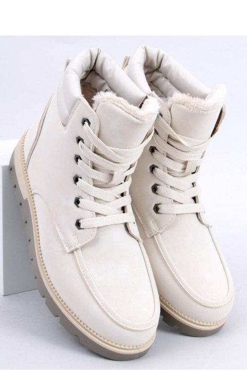 Botki traperki ocieplane GERMANO BEIGE - Inello Botki traperki ocieplane GERMANO BEIGE - Inello