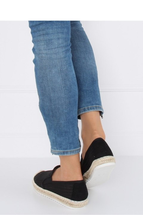 ESPADRYLE DAMSKIE CZARNE 6602 BLACK - Inello ESPADRYLE DAMSKIE CZARNE 6602 BLACK - Inello