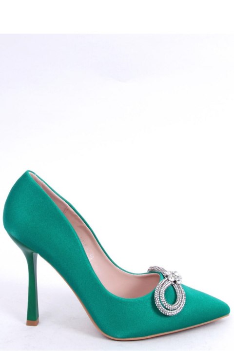 Eleganckie szpilki z kamieniami SUGAR GREEN - Inello Eleganckie szpilki z kamieniami SUGAR GREEN - Inello