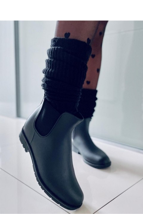 Kalosze damskie sztyblety FOXY BLACK - Inello Kalosze damskie sztyblety FOXY BLACK - Inello