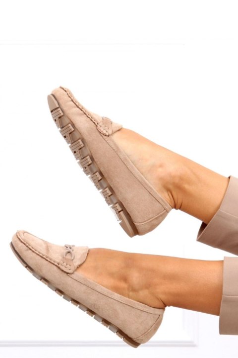 Mokasyny damskie SAGA KHAKI - Inello Mokasyny damskie SAGA KHAKI - Inello