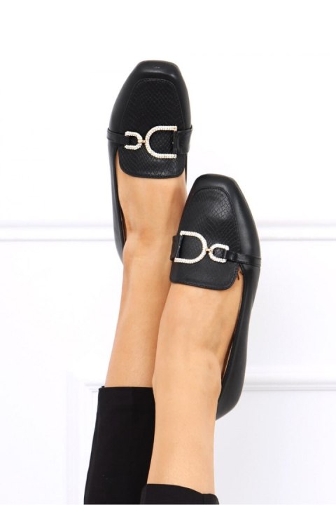 Mokasyny damskie SERENA BLACK - Inello Mokasyny damskie SERENA BLACK - Inello