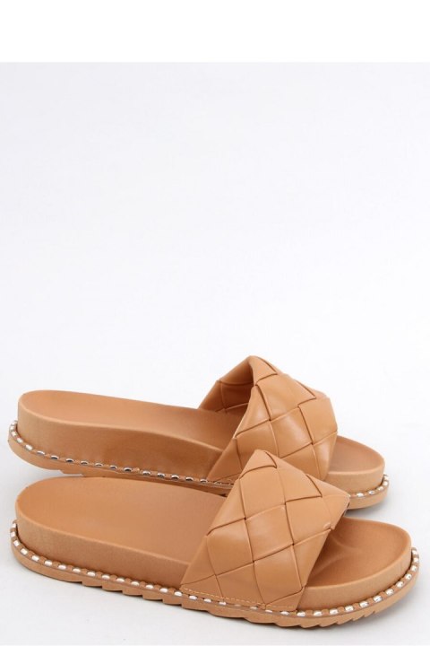 Sandał Klapki damskie SUNNY KHAKI - Inello Sandał Klapki damskie SUNNY KHAKI - Inello
